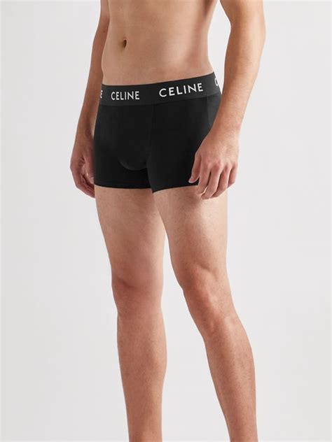 celine men's boxer briefs|CELINE BOXERS IN COTTON JERSEY.